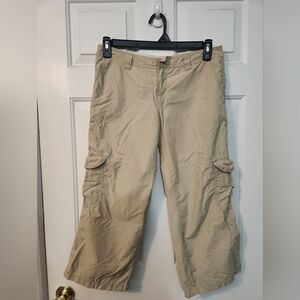 Tommy Hilfiger Tan Cargo Capris